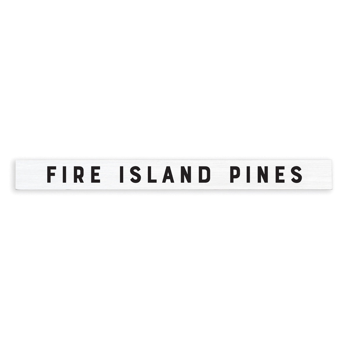 Classic White and Black Personalized Skinny Sign