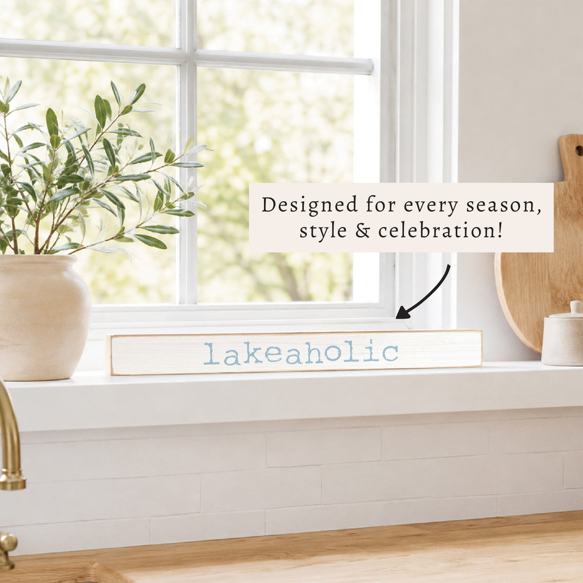 Lakeaholic Skinny Sign