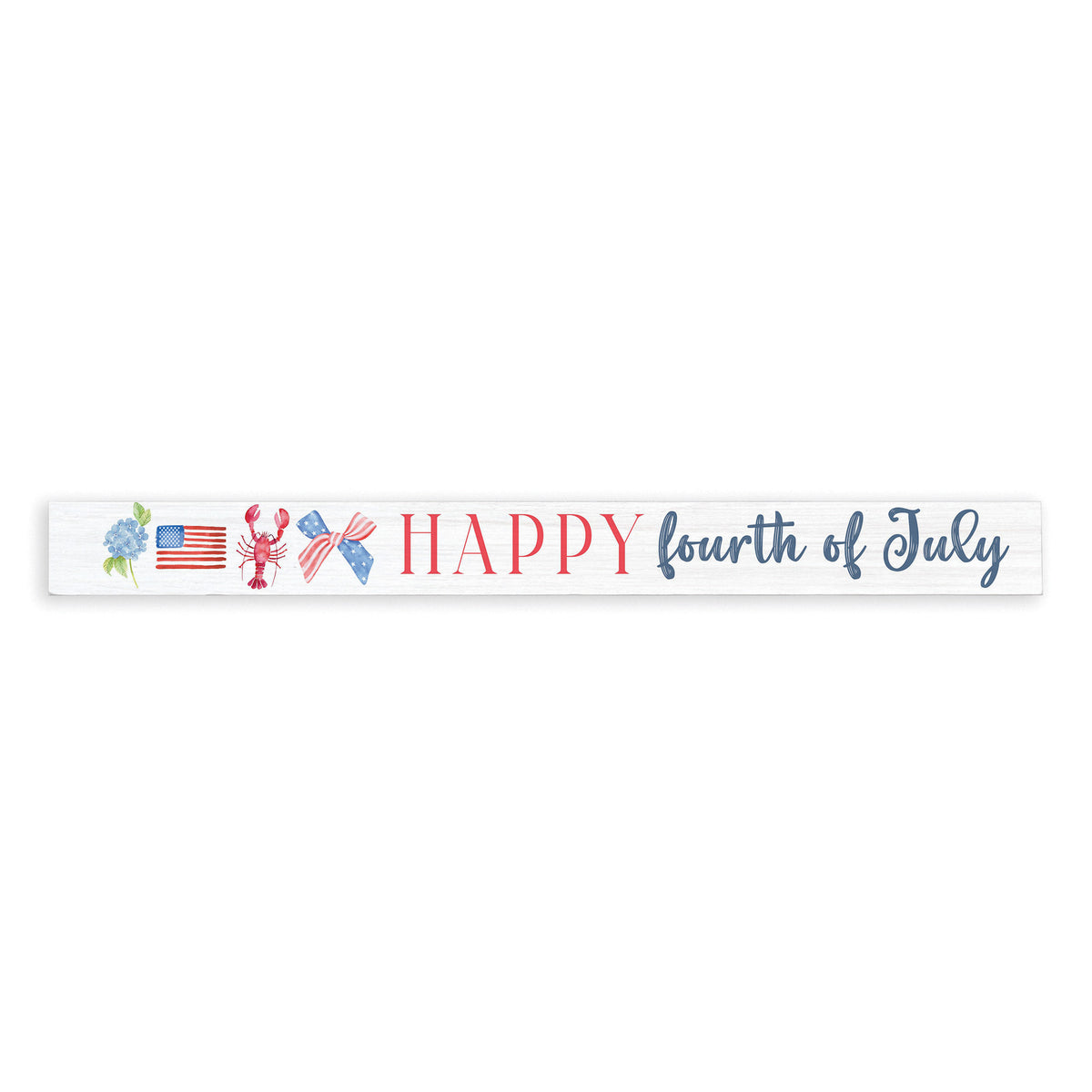 Happy 4th Icons Skinny Sign