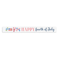 Happy 4th Icons Skinny Sign