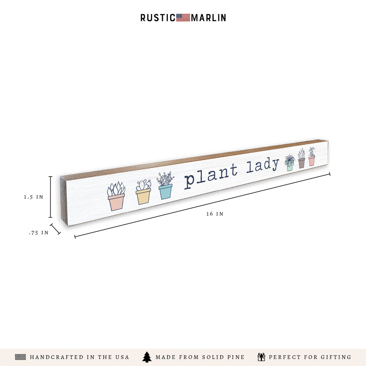 Plant Lady Skinny Sign