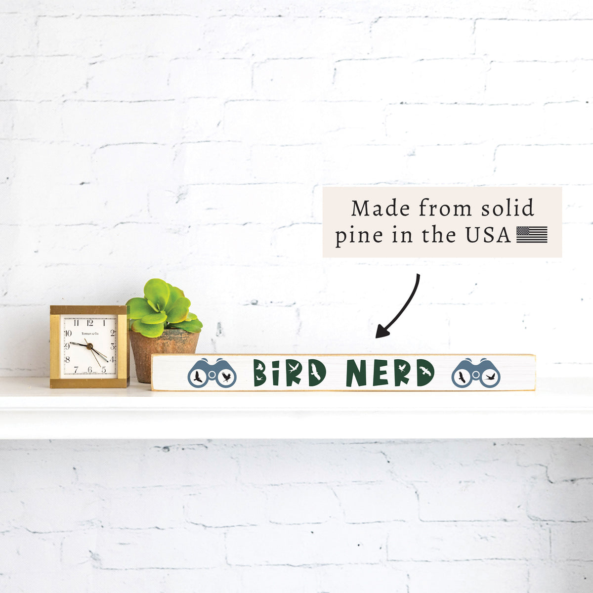 Bird Nerd Skinny Sign