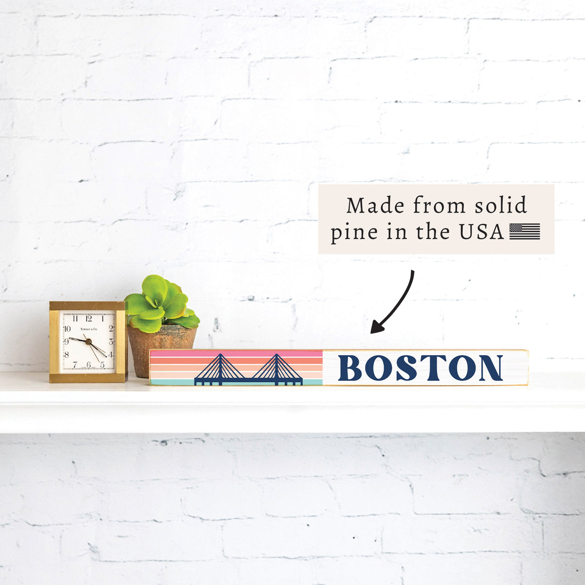 Boston Bridge Skinny Sign