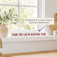 Pahk The Cah Skinny Sign