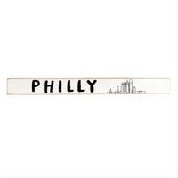 Philly Skyline Skinny Sign