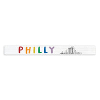 Philly Rainbow Skyline Skinny Sign