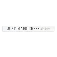 Las Vegas Just Married Skinny Sign