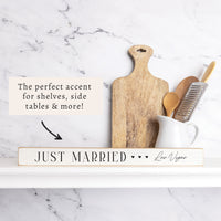 Las Vegas Just Married Skinny Sign