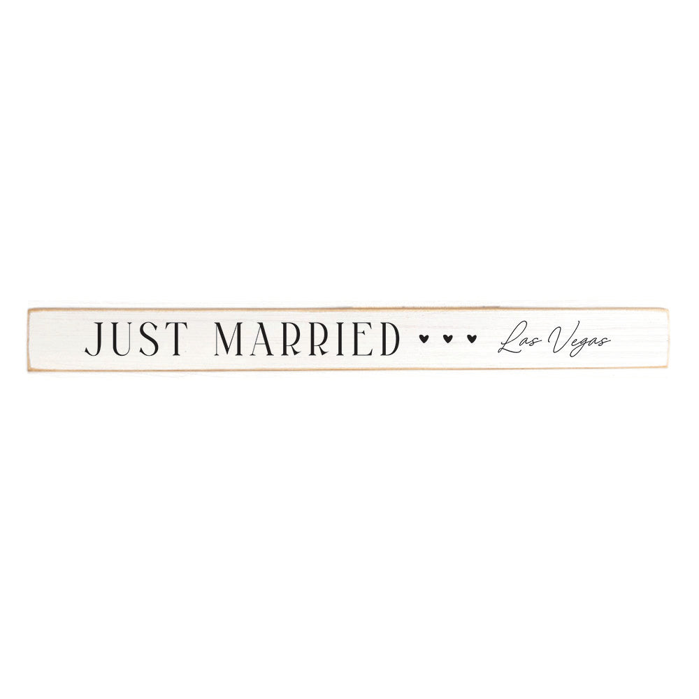 Las Vegas Just Married Skinny Sign