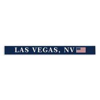 Las Vegas NV American Flag Skinny Sign