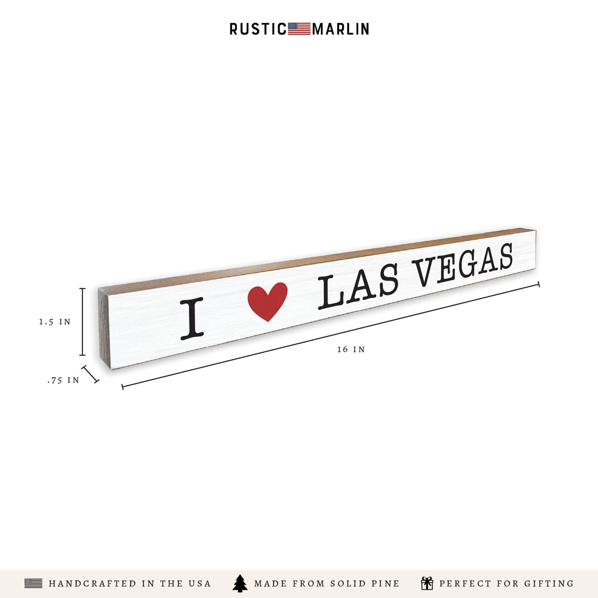 I Love Las Vegas Skinny Sign