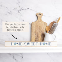 Home Sweet Home Hydrangea Skinny Sign