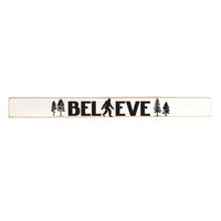 Big Foot We Believe Skinny Sign
