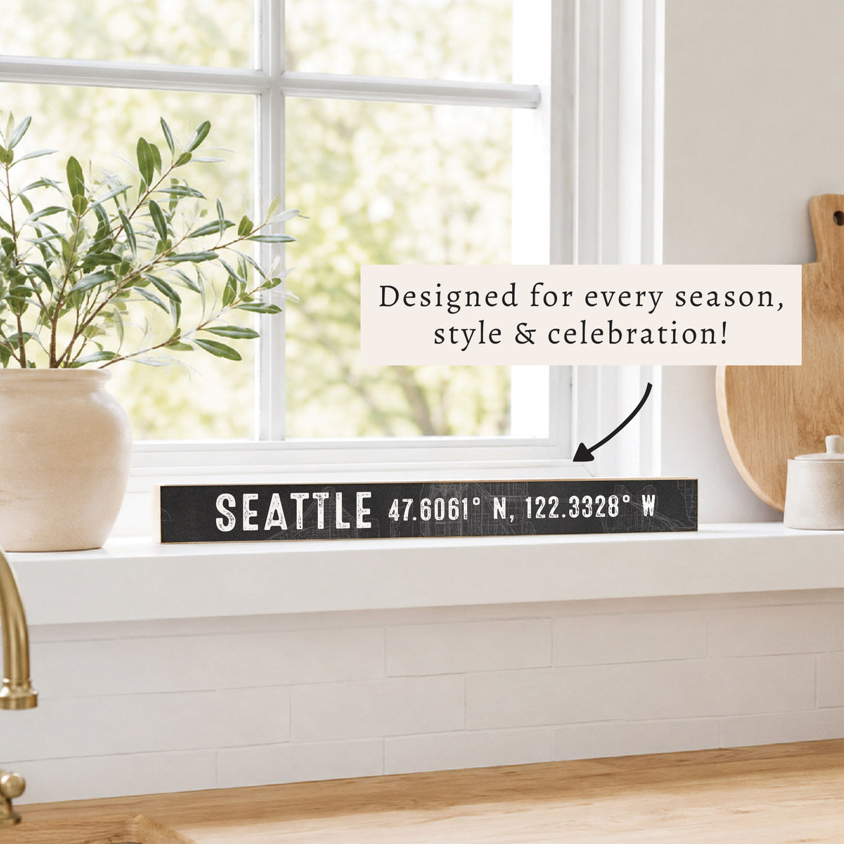 Seattle City Grid Skinny Sign