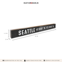 Seattle City Grid Skinny Sign