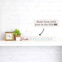 Seattle Washington Skinny Sign