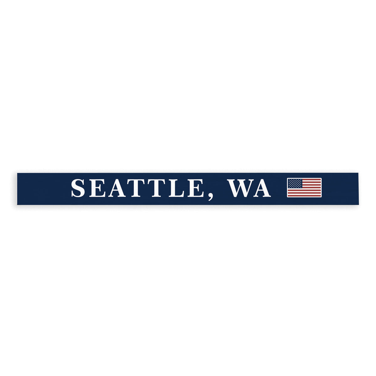 Seattle American Flag Skinny Sign