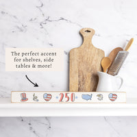 American Icons 250th Skinny Sign