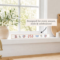 American Icons 250th Skinny Sign