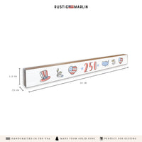 American Icons 250th Skinny Sign