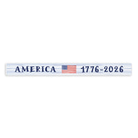 America Flag 1776-2026 Skinny Sign
