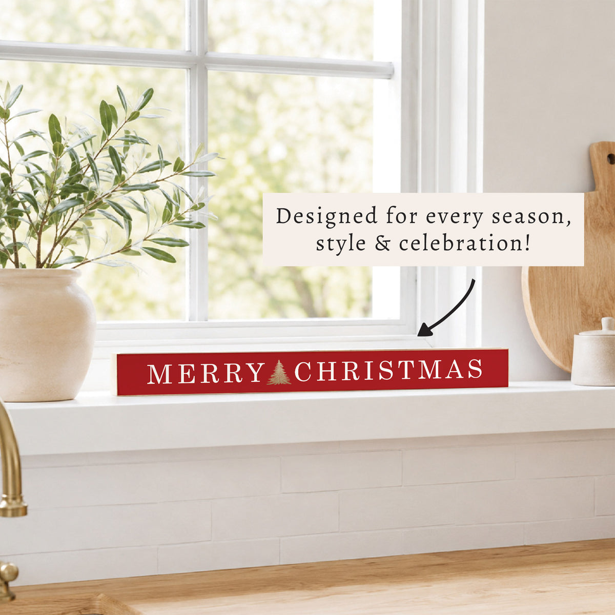 Merry Christmas Skinny Sign
