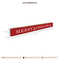 Merry Christmas Skinny Sign