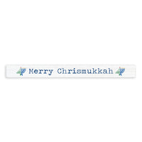 Christmas Hanukkah Skinny Sign