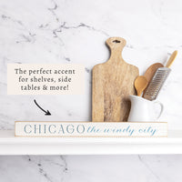 Chicago The Windy City Skinny Sign