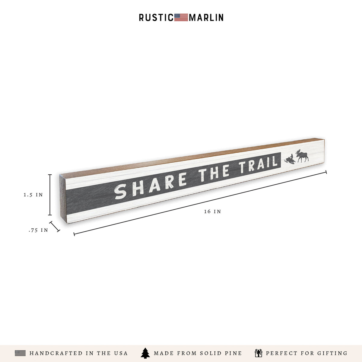 Share the Trail Skinny Sign