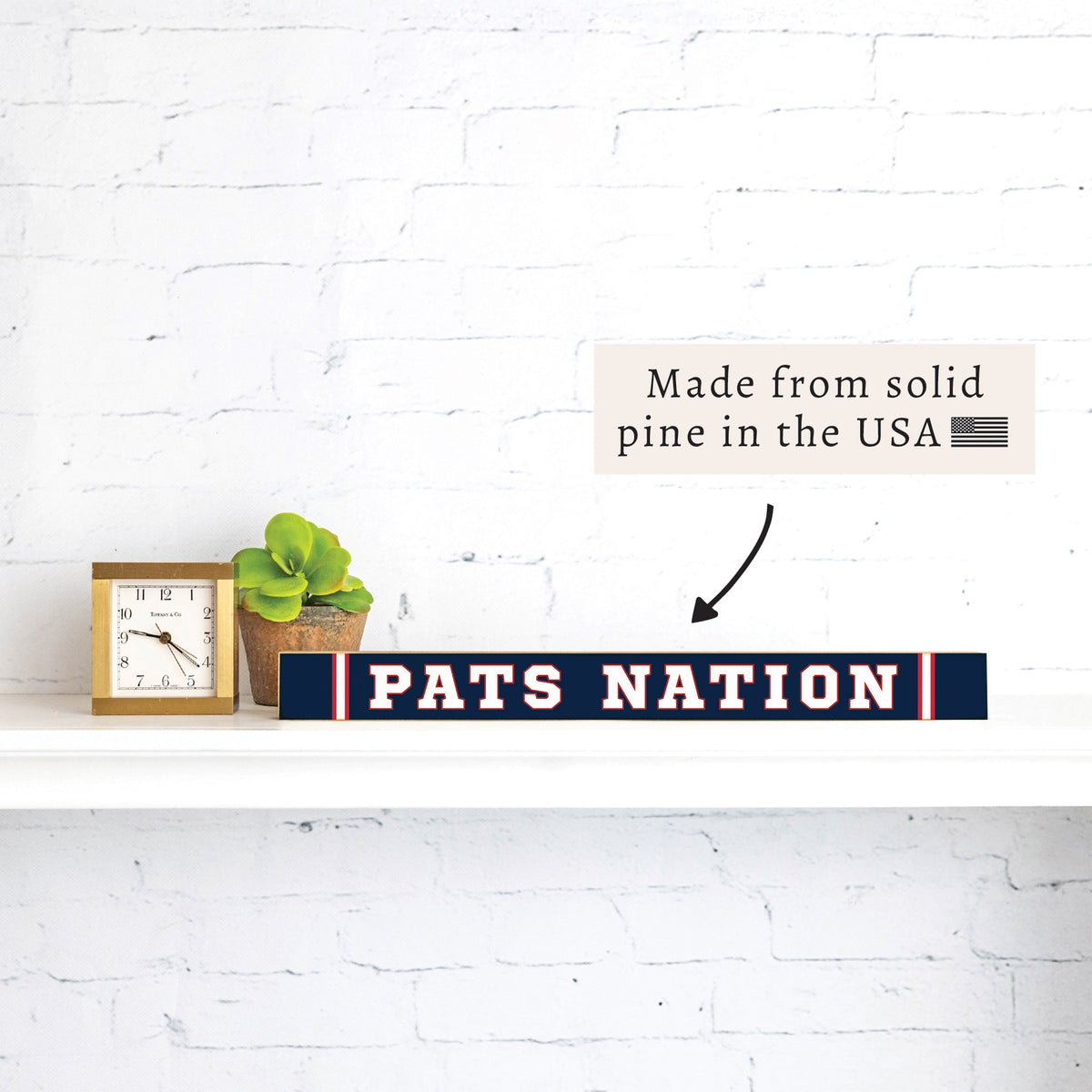 Pats Nation Skinny Sign