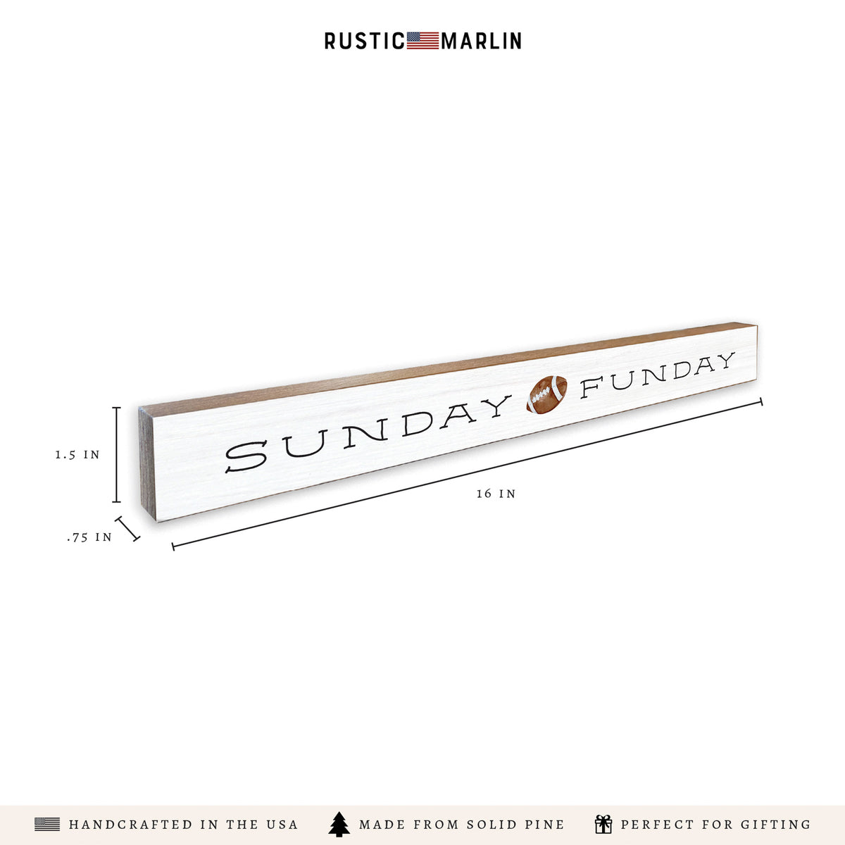 Sunday Funday Football  Skinny Sign