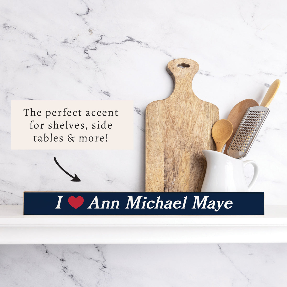 I Love Ann Michael Maye Skinny Sign