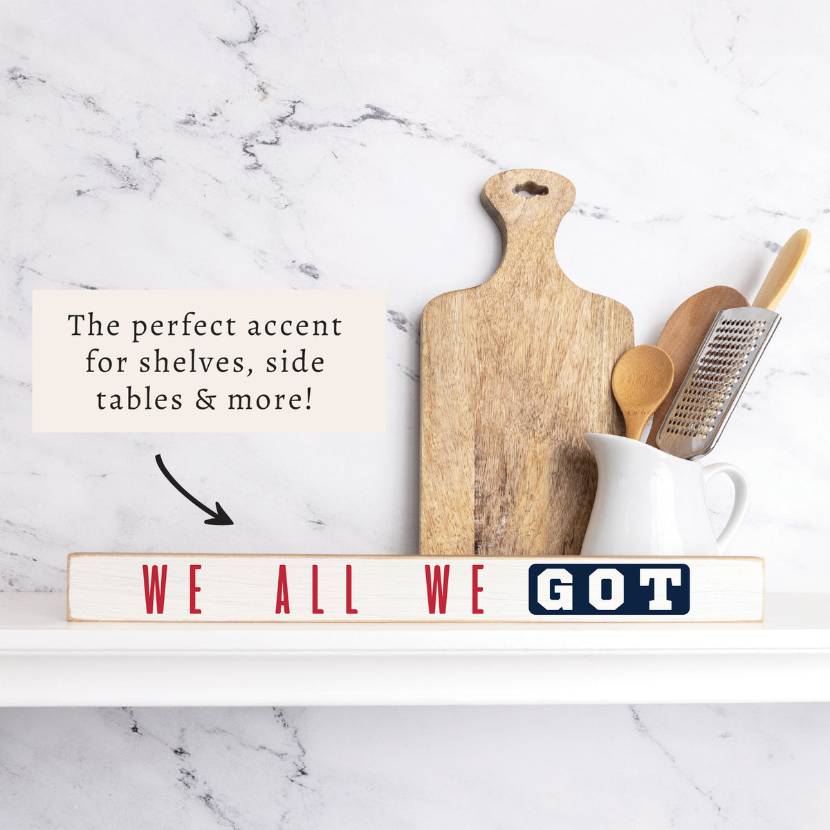 We All We Got Pats Skinny Sign