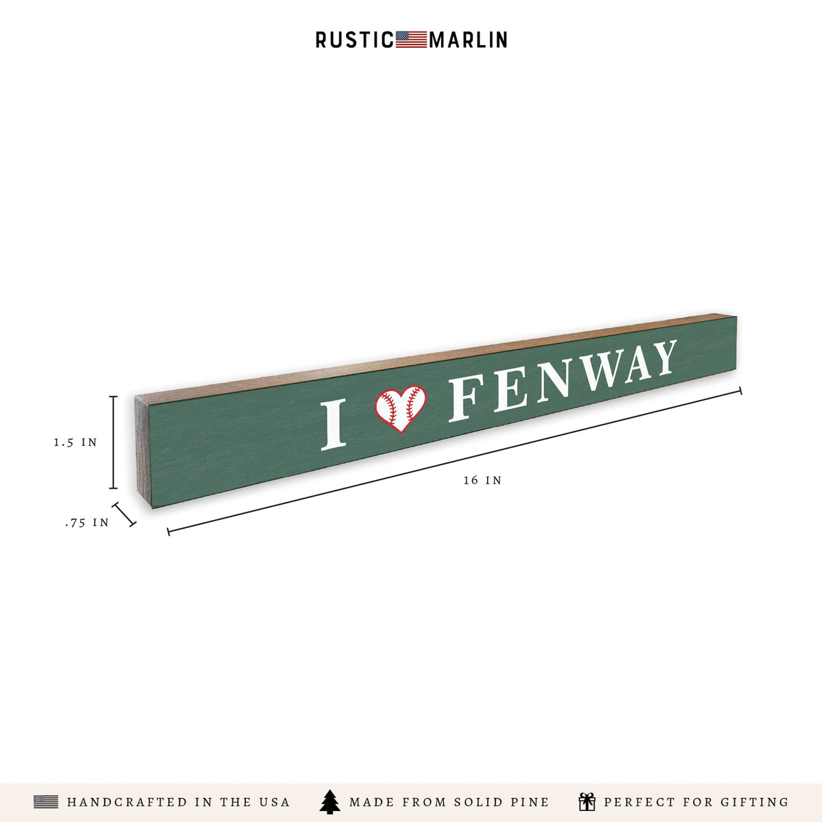 I Love Fenway Skinny Sign