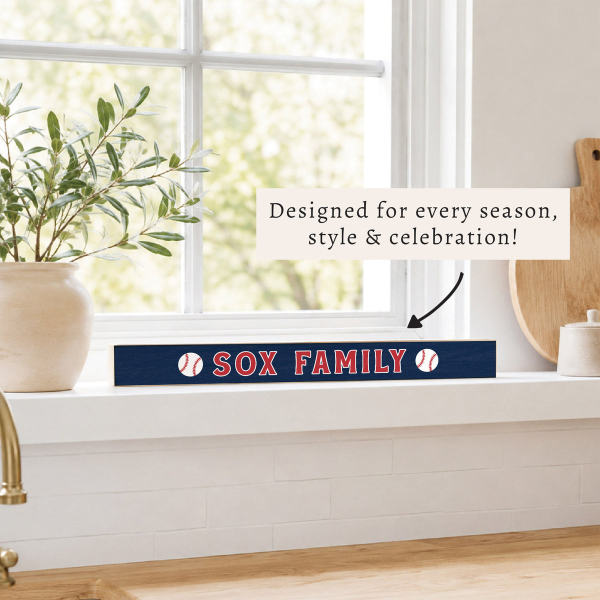 Sox Family Skinny Sign
