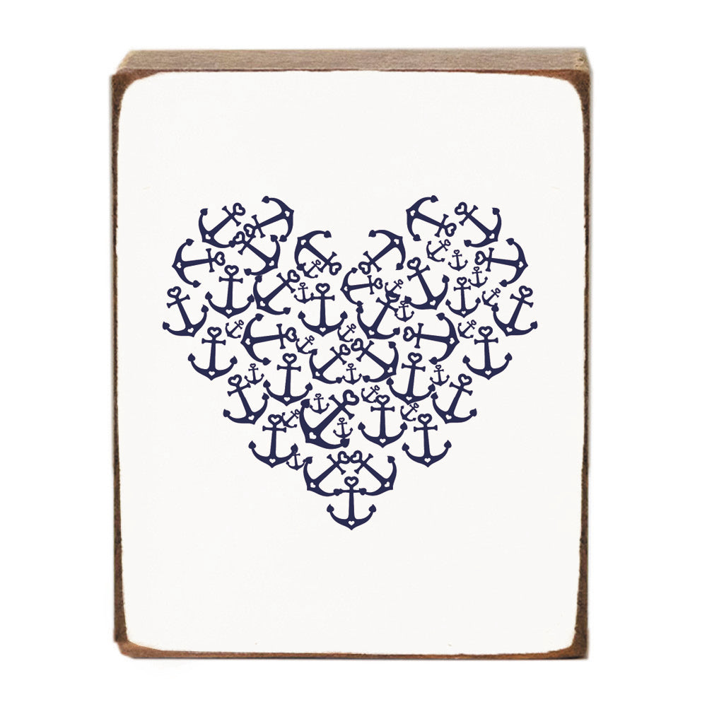 Anchor Heart Block Sign