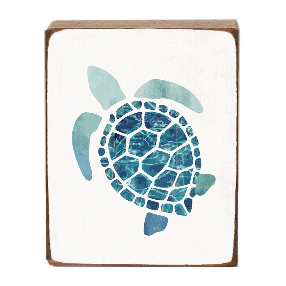 Turtle Block Sign