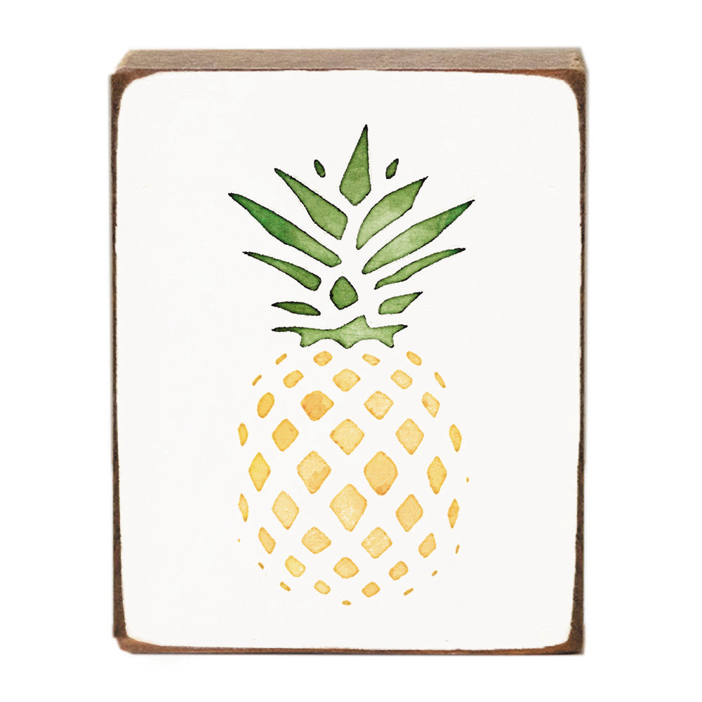 Pineapple Wood Block