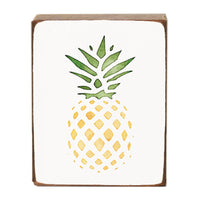 Pineapple Wood Block