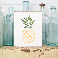 Pineapple Wood Block