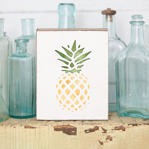 Pineapple Wood Block