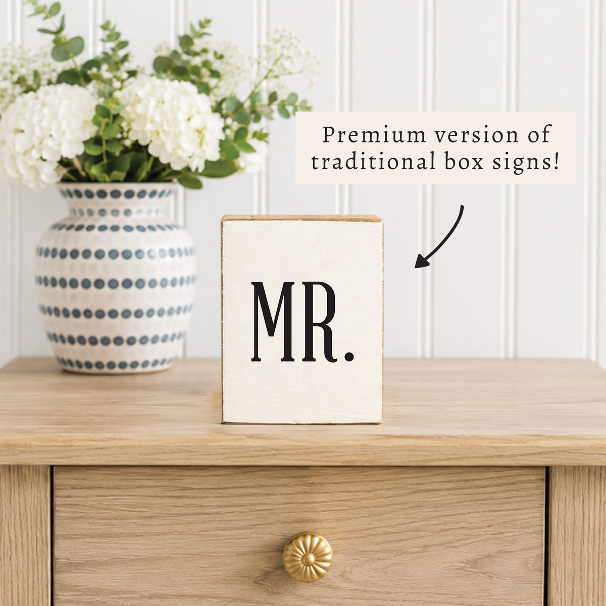 Mr. Block Sign