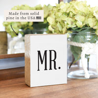 Mr. Block Sign