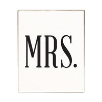 Mrs. Block Sign