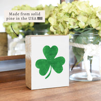 Shamrock Block Sign