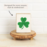 Shamrock Block Sign