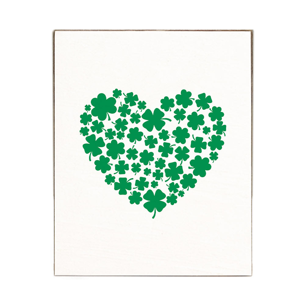 Clover Heart Block Sign