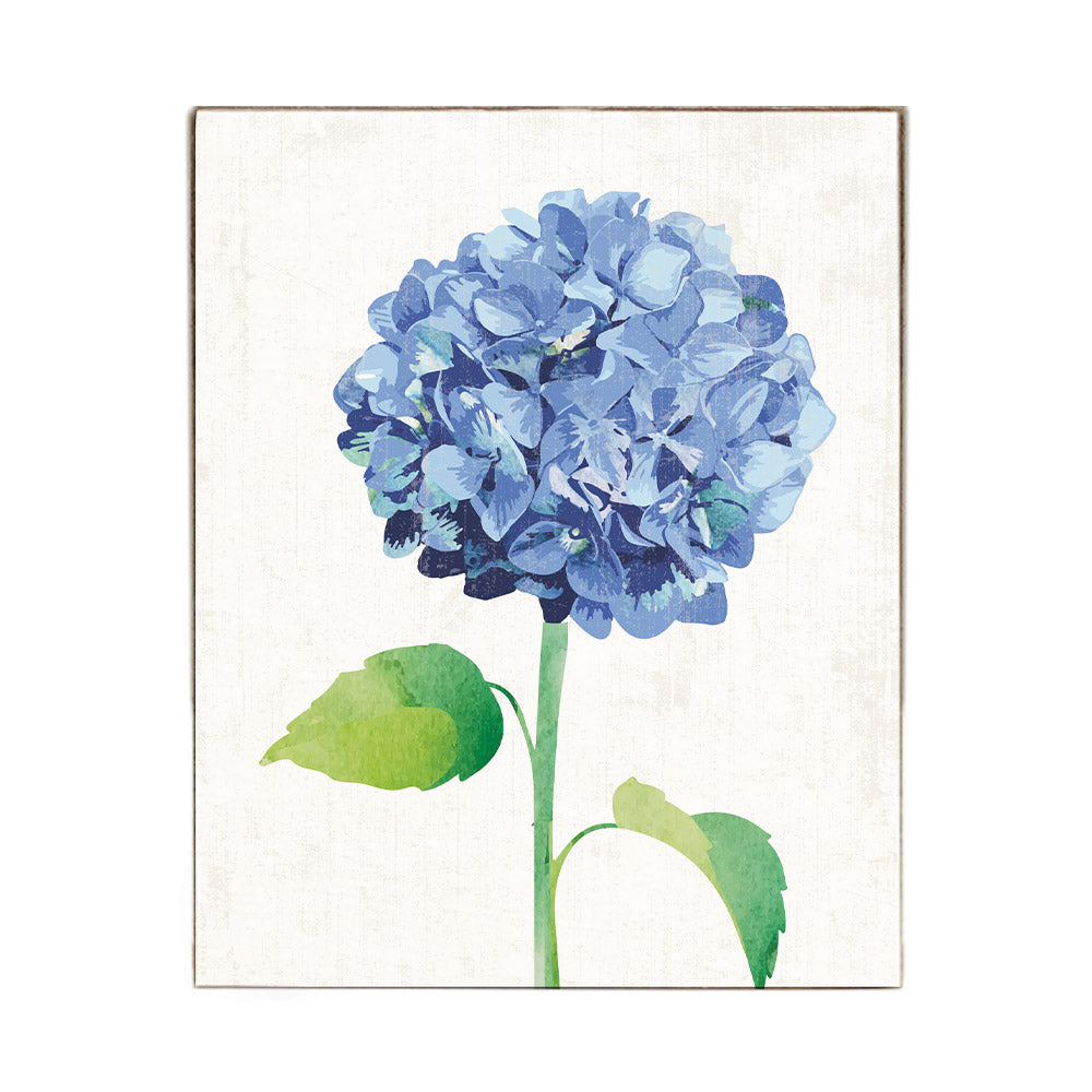 Hydrangea Flower Block Sign