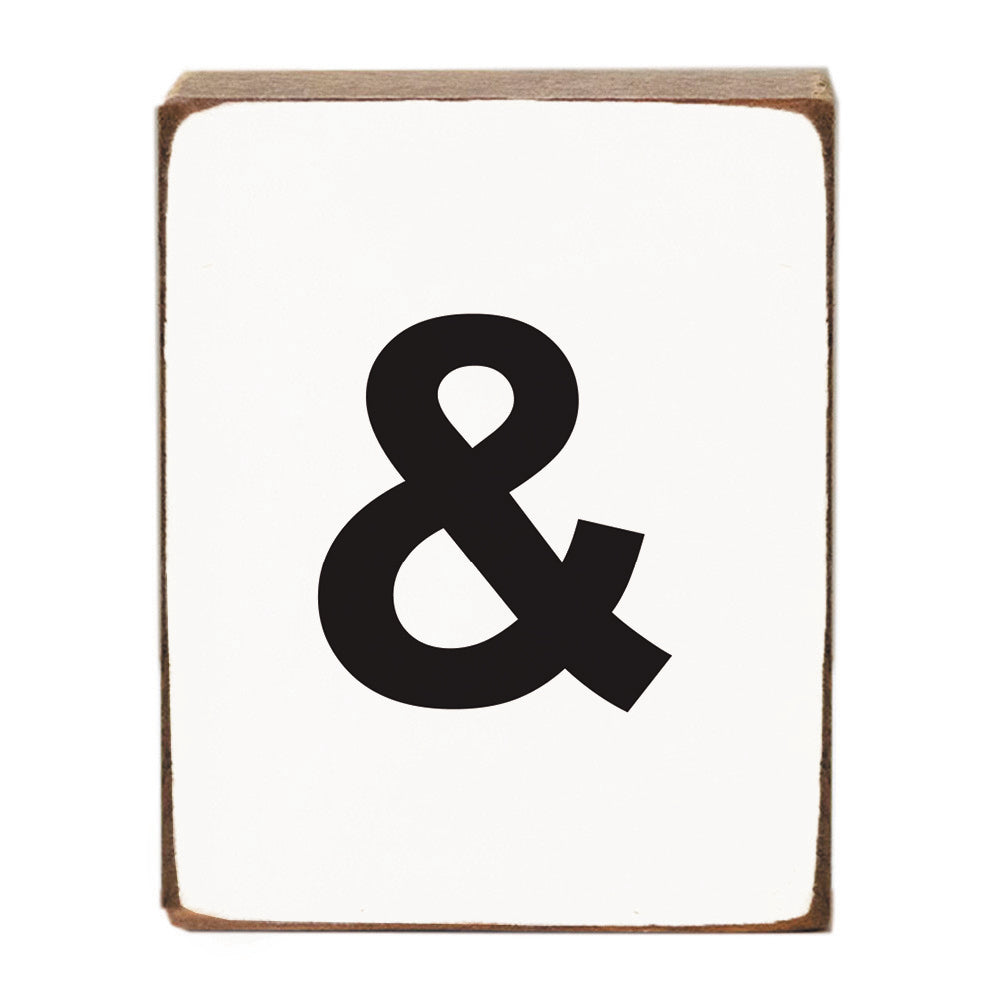 Letter Block - Black Block